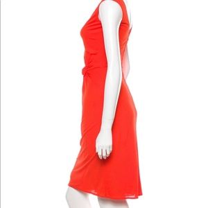 Orange Issa midi dress